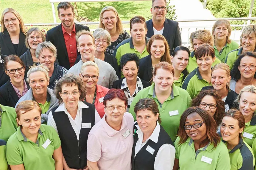 Für den Menschen <br>da sein – mit Respekt <br>und Herz